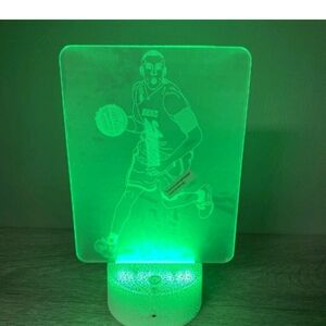 3D Kobe Bryant Nightlight Basketball # 24 LED Light New in Box